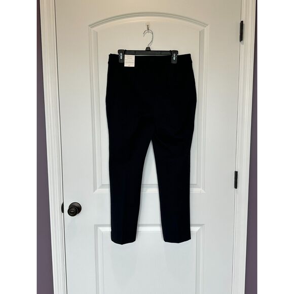 NWT Talbots Refined Bi-Stretch Navy Straight Leg Pants Size 10 Petite - Picture 2 of 10
